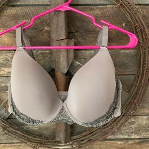 SOMA MEMORABLE FULL COVERAGE LACE TRIM BRA 38 D